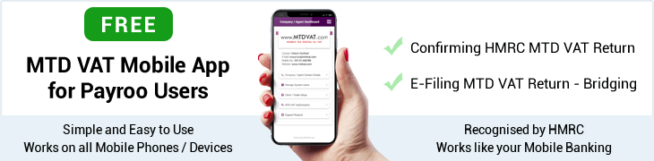 MTD VAT mobile app